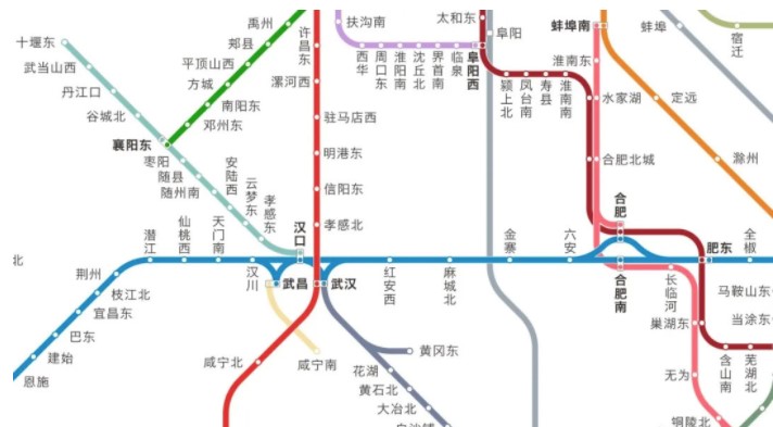 20优发国际21年中国高铁运营路线图